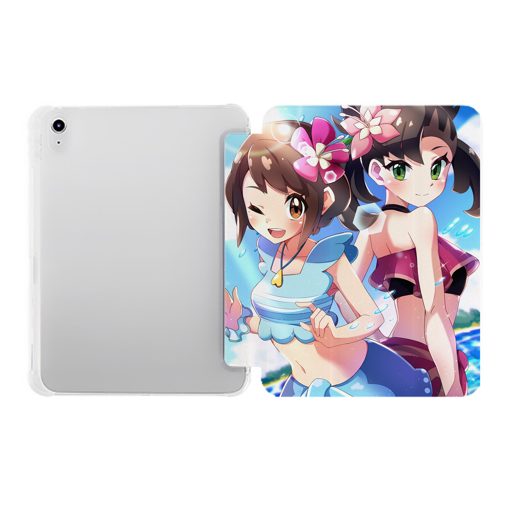 （画像用） ポケットモンスター Pokémon IPad ケース ペン収納付き 三つ折りスタンド PUレザー×シリコン 対応機種9.5/10.5/10.9インチ